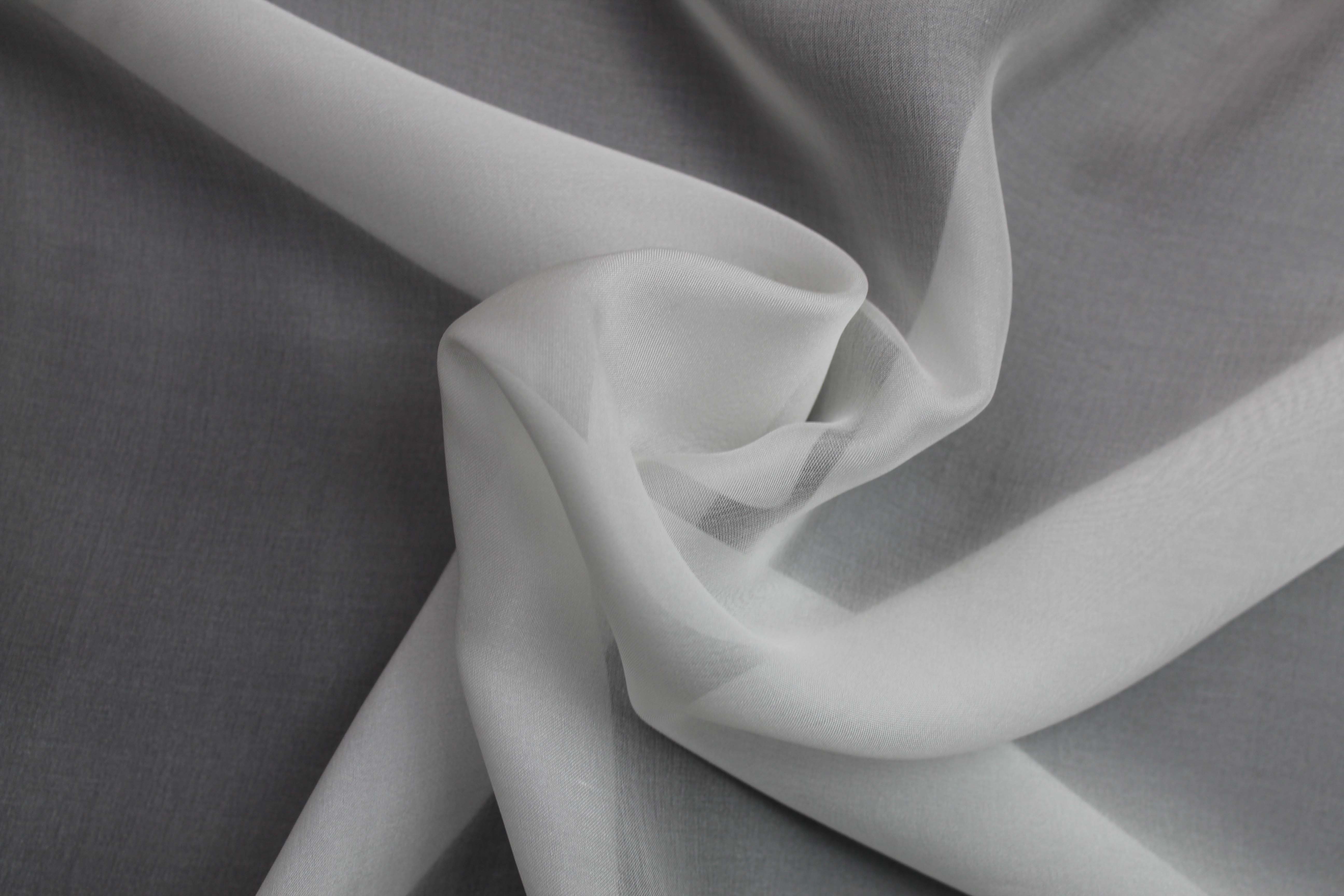 SILK CHIFFON - P IVORY A12